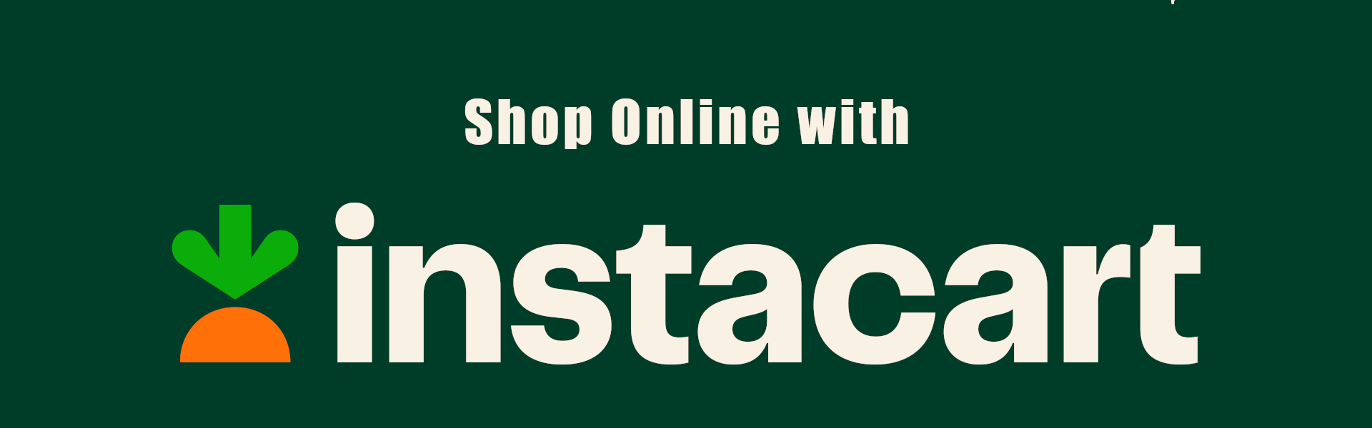 Shop online with instacart