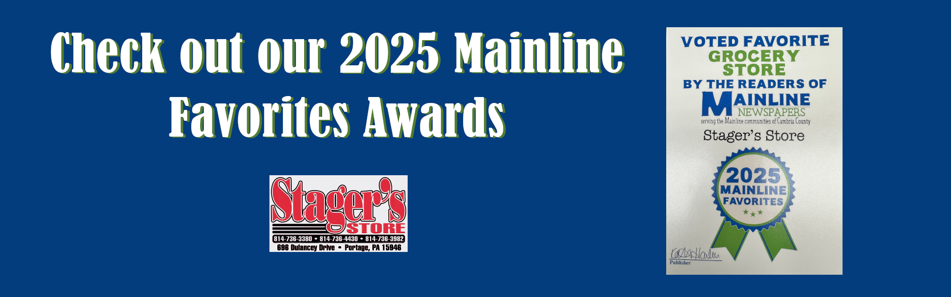 Check out our voted 2025 Mainline Favorites awards by Mainline newspapers
